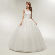 Load image into Gallery viewer, Ball Gown Wedding Dresses Bridal Lace Up White/Ivory Quality Customized Plus Size WF2606