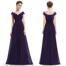 Load image into Gallery viewer, Plus Size Formal Evening Dress Long Elegant A Line V Neck Appliques Red Formal Wedding Party Gowns N2834