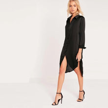 Load image into Gallery viewer, Shirt Dress Casual Button Down SD035 - VINLUVBRIDAL