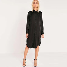 Load image into Gallery viewer, Shirt Dress Casual Button Down SD035 - VINLUVBRIDAL