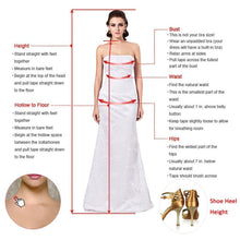 Load image into Gallery viewer, Women A-Line White Chiffon Wedding Dresses Bridal Sleeveless Sexy Beach Wedding Lace Appliques Gowns Boho Plus WN2611