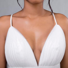 Load image into Gallery viewer, Princess Ball Gown Wedding Beach Dresses Bridal White Backless Spaghetti Strap Tulle Real White Bridal WN2603