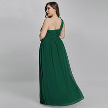 Load image into Gallery viewer, Plus Size Burgundy Chiffon Bridesmaid Dresses Long A Line Sleeveless Elegant Formal Wedding Guest Gowns N2807