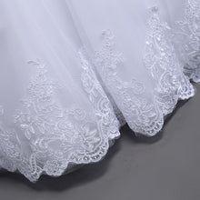 Load image into Gallery viewer, Long Sleeve Wedding Dresses Ball Gown Customized Plus Size Bridal Robe De Mariage Dress Vintage Lace Up WF2603