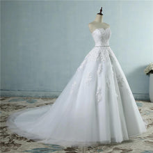 Load image into Gallery viewer, Ball Gown Plus Size Wedding Dresses Bridal Sweetheart White/Ivory Customized WN2634