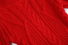 Load image into Gallery viewer, Girls Christmas Dress Thick Warm Sweater Wedding Party Baby Knitted Cotton Chiffon Winter Dress For Kids Girls O2623 - VINLUVBRIDAL