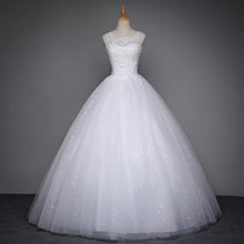 Load image into Gallery viewer, Ball Gown Wedding Dresses Bridal Lace Up White/Ivory Quality Customized Plus Size WF2606