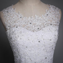 Load image into Gallery viewer, Ball Gown Wedding Dresses Bridal Lace Up White/Ivory Quality Customized Plus Size WF2606