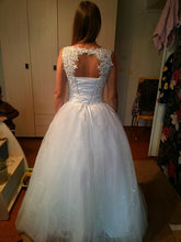 Load image into Gallery viewer, Ball Gown Wedding Dresses Bridal Lace Up White/Ivory Quality Customized Plus Size WF2606