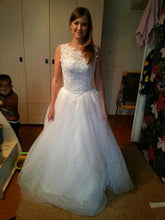 Load image into Gallery viewer, Ball Gown Wedding Dresses Bridal Lace Up White/Ivory Quality Customized Plus Size WF2606