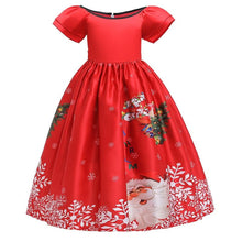 Load image into Gallery viewer, 2019 Winter Long Christmas Dress Girl Kids  For Girls Children Clothes Santa Claus Party Maxi Princess Dresses 10 12 Years O2620 - VINLUVBRIDAL