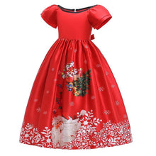 Load image into Gallery viewer, 2019 Winter Long Christmas Dress Girl Kids  For Girls Children Clothes Santa Claus Party Maxi Princess Dresses 10 12 Years O2620 - VINLUVBRIDAL