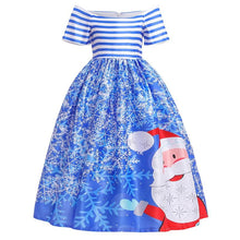 Load image into Gallery viewer, 2019 Winter Long Christmas Dress Girl Kids  For Girls Children Clothes Santa Claus Party Maxi Princess Dresses 10 12 Years O2620 - VINLUVBRIDAL