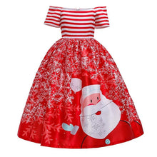 Load image into Gallery viewer, 2019 Winter Long Christmas Dress Girl Kids  For Girls Children Clothes Santa Claus Party Maxi Princess Dresses 10 12 Years O2620 - VINLUVBRIDAL