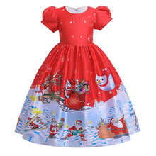 Load image into Gallery viewer, 2019 Winter Long Christmas Dress Girl Kids  For Girls Children Clothes Santa Claus Party Maxi Princess Dresses 10 12 Years O2620 - VINLUVBRIDAL