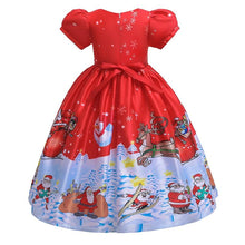 Load image into Gallery viewer, 2019 Winter Long Christmas Dress Girl Kids  For Girls Children Clothes Santa Claus Party Maxi Princess Dresses 10 12 Years O2620 - VINLUVBRIDAL