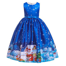 Load image into Gallery viewer, 2019 Winter Long Christmas Dress Girl Kids  For Girls Children Clothes Santa Claus Party Maxi Princess Dresses 10 12 Years O2620 - VINLUVBRIDAL