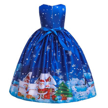 Load image into Gallery viewer, 2019 Winter Long Christmas Dress Girl Kids  For Girls Children Clothes Santa Claus Party Maxi Princess Dresses 10 12 Years O2620 - VINLUVBRIDAL