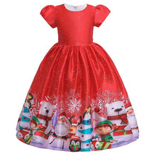 Load image into Gallery viewer, 2019 Winter Long Christmas Dress Girl Kids  For Girls Children Clothes Santa Claus Party Maxi Princess Dresses 10 12 Years O2620 - VINLUVBRIDAL