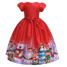 Load image into Gallery viewer, 2019 Winter Long Christmas Dress Girl Kids  For Girls Children Clothes Santa Claus Party Maxi Princess Dresses 10 12 Years O2620 - VINLUVBRIDAL