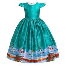 Load image into Gallery viewer, 2019 Winter Long Christmas Dress Girl Kids  For Girls Children Clothes Santa Claus Party Maxi Princess Dresses 10 12 Years O2620 - VINLUVBRIDAL