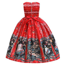Load image into Gallery viewer, 2019 Winter Long Christmas Dress Girl Kids  For Girls Children Clothes Santa Claus Party Maxi Princess Dresses 10 12 Years O2620 - VINLUVBRIDAL