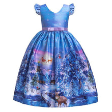 Load image into Gallery viewer, 2019 Winter Long Christmas Dress Girl Kids  For Girls Children Clothes Santa Claus Party Maxi Princess Dresses 10 12 Years O2620 - VINLUVBRIDAL