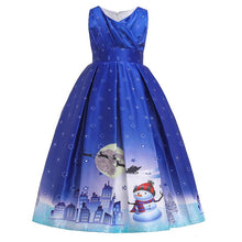 Load image into Gallery viewer, 2019 Winter Long Christmas Dress Girl Kids  For Girls Children Clothes Santa Claus Party Maxi Princess Dresses 10 12 Years O2620 - VINLUVBRIDAL