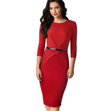 Load image into Gallery viewer, Business Work Office  Bodycon Autumn Pencil Dress NF1552 - VINLUVBRIDAL