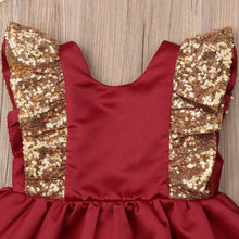 Load image into Gallery viewer, Christmas Toddler Kids Baby Girl Dress Princess Sequin Red Tutu Dress Party Wedding Formal Dress N3037