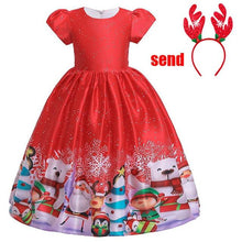 Load image into Gallery viewer, 2019 Girl Ball Gowns Princess Dress for Wedding Party Kids Dresses For Toddler Girl Children Fashion Christmas Clothing Vestidos N3046