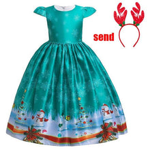 Load image into Gallery viewer, 2019 Girl Ball Gowns Princess Dress for Wedding Party Kids Dresses For Toddler Girl Children Fashion Christmas Clothing Vestidos N3046