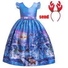 Load image into Gallery viewer, 2019 Girl Ball Gowns Princess Dress for Wedding Party Kids Dresses For Toddler Girl Children Fashion Christmas Clothing Vestidos N3046