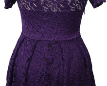 Load image into Gallery viewer, Woman Dresses 2019 Slash Neck Wedding Party Wear Casual A-line Dresses Sexy Red Black White Lace Dress Plus Size N0515 - VINLUVBRIDAL