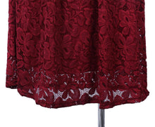 Load image into Gallery viewer, Woman Dresses 2019 Slash Neck Wedding Party Wear Casual A-line Dresses Sexy Red Black White Lace Dress Plus Size N0515 - VINLUVBRIDAL