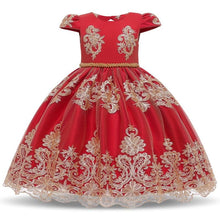Load image into Gallery viewer, 2019 Christmas Toddler Girl Dresses For Little Girl School Wear Children Wedding Holiday Clothing Kids Party Dresses For Girl 4-10Y N1216 - VINLUVBRIDAL