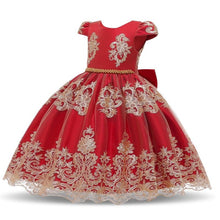 Load image into Gallery viewer, 2019 Christmas Toddler Girl Dresses For Little Girl School Wear Children Wedding Holiday Clothing Kids Party Dresses For Girl 4-10Y N1216 - VINLUVBRIDAL