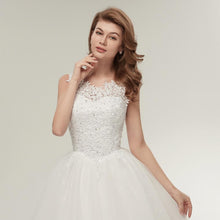 Load image into Gallery viewer, Ball Gown Wedding Dresses Bridal Lace Up White/Ivory Quality Customized Plus Size WF2606