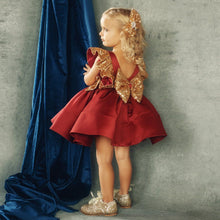 Load image into Gallery viewer, Christmas Toddler Kids Baby Girl Dress Princess Sequin Red Tutu Dress Party Wedding Formal Dress N3037