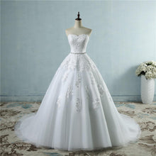 Load image into Gallery viewer, Ball Gown Plus Size Wedding Dresses Bridal Sweetheart White/Ivory Customized WN2634