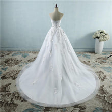 Load image into Gallery viewer, Ball Gown Plus Size Wedding Dresses Bridal Sweetheart White/Ivory Customized WN2634