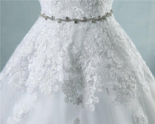 Load image into Gallery viewer, Ball Gown Plus Size Wedding Dresses Bridal Sweetheart White/Ivory Customized WN2634