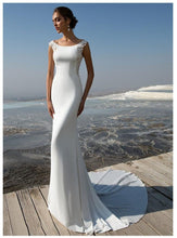 Load image into Gallery viewer, Women Plus Size Mermaid Wedding Dresses Bridal White Lace Appliques  Fabulous Stretch WN2626